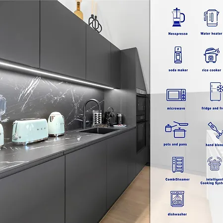 Bahnhofstrasse Designer Penthouse Private Rooftop Lejlighed Zürich