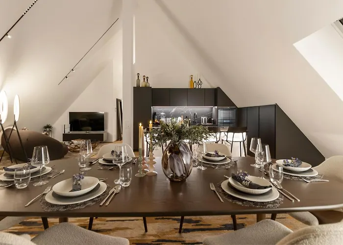 Apartment Bahnhofstrasse Designer Penthouse Private Rooftop *