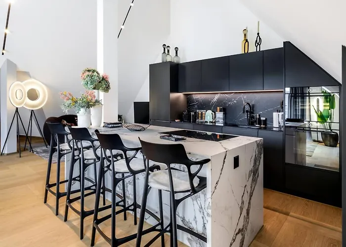 Bahnhofstrasse Designer Penthouse Private Rooftop Zürich