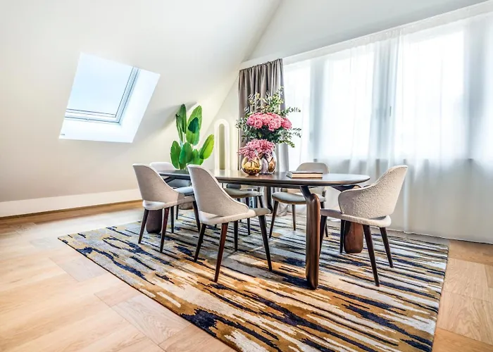 Bahnhofstrasse Designer Penthouse Private Rooftop アパート