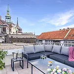 公寓 Bahnhofstrasse Designer Penthouse Private Rooftop *