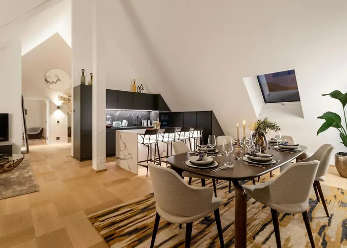 Daire Bahnhofstrasse Designer Penthouse Private Rooftop